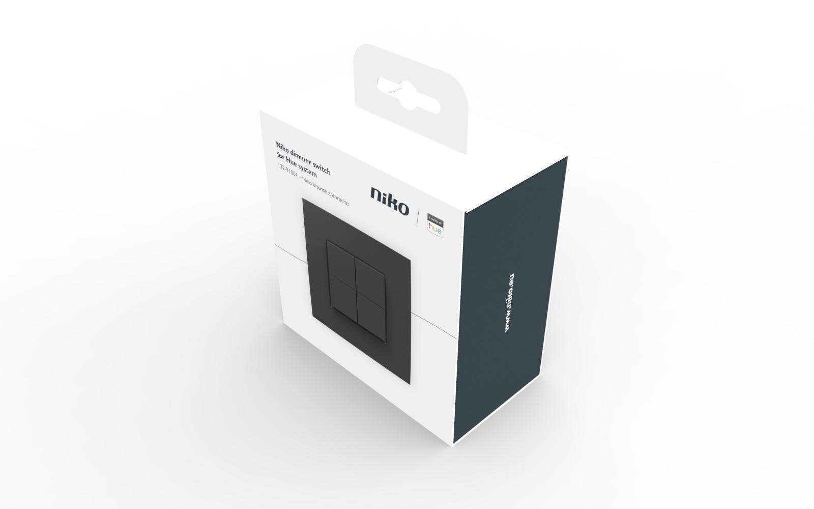 NIKO Dimmer switch HUE intense anthracite Eldirekte