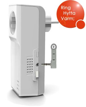 CLSF Ring Hytta Varm FC300V2 GSM Fjernstyrt kontakt, Temperatursensor,  Strømbruddvarsel,  Ring/ SMS/ App GRATIS FRAKT! - Demomodell (FC300V2-Demo)