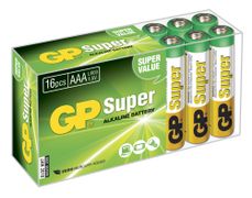 GP LR03 AAA 1.5V Batteri Homebox 16 stk (24A-2B16)