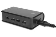 EDNET USB ladestasjon 4 porter (2x 2.1A, 2x 1A) (EDNET-31806)