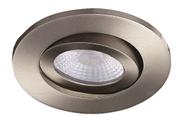 BA Exclusive Anti Glare 8W LED Downlight børstet stål (BA1-FX6084)