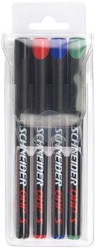Schneider Permanent marker S, sprittusj (4stk) (8817568)