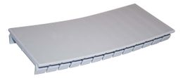 Stansefabrikken Blindplate grå 6.5modul 114mm