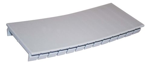 Stansefabrikken Blindplate grå 6.5modul 114mm (1725451)