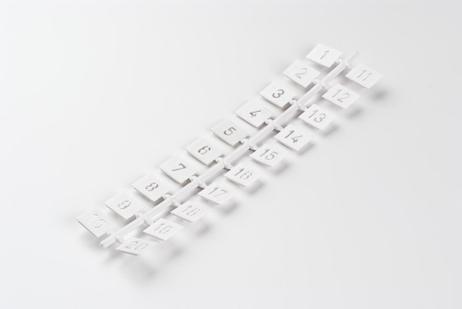 Stansefabrikken Tallsett 41-60 for tallskinne