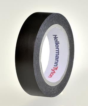 HellermannTyton Tape 15mmx10m sort (1stk) (1800706)