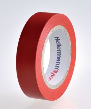 HellermannTyton Tape 15mmx10m rød (1stk) (1800702)