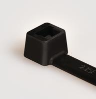 HellermannTyton Strips T50I Sort 300x4,6 (100stk)