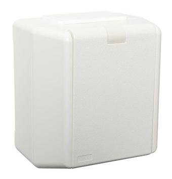 ELKO Enkel stikkontakt sprutsikker påvegg