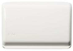 ELKO Dobbel stikkontakt sprutsikker påvegg