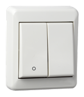 ELKO 2+1 pol bryter påvegg