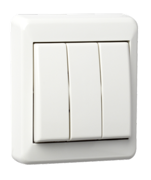 ELKO 1+1+1 pol bryter påvegg