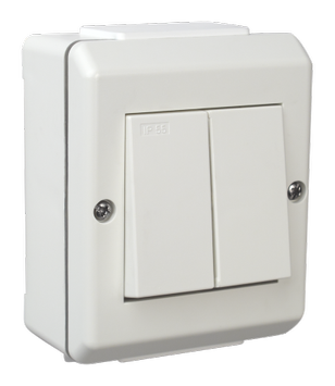 ELKO 1+1 bryter vanntett påvegg