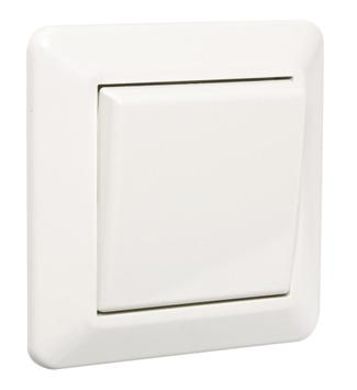 ELKO Endevender/1-pol bryter innfelt hvit