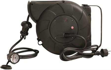 Malmbergs Kabeltrommel, selvopprullende m/veggfeste