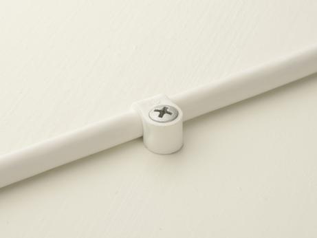 Castor Rund clips m/skrue 7-10 (20stk) (151539-20pk)