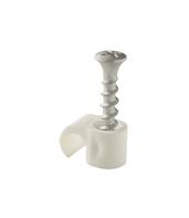 Castor Rund clips m/skrue 8-12 (20stk)