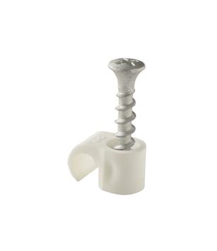 Castor Rund clips m/skrue 8-12 (20stk) (151540-20pk)