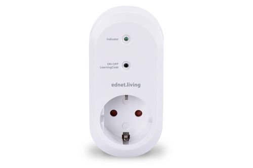 EDNET Living Smart-stikkontakt Innendørs RF433 230V, 16A (EDNET-84291)