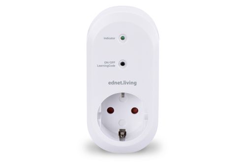 ednet Living Smart-stikkontakt Innendørs RF433 230V, 16A (EDNET-84291)