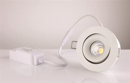 Malmbergs Downlight 9W Tune Rett-i-isolasjon (9974454)