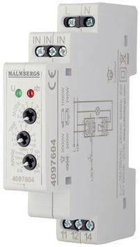 Malmbergs Multifunksjonsrelé 230V 1 tidsområde