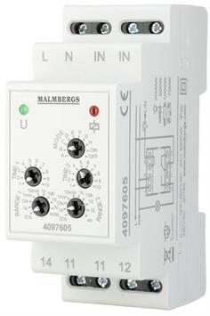 Malmbergs Multifunksjonsrele 230V 2 tidsområder