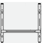 Nobø Veggfeste Ikon/Enøk/Connect 500W 20cm