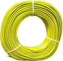 ELIS Elektro Strømpe PVC 4mm Gul/Grønn (100m)