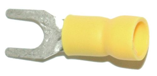 Abiko Gaffelkabelsko 6mm² isolert gul (2018844)