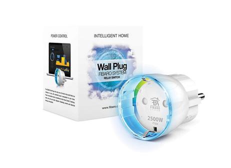 Fibaro Veggplugg ZW5 hvit schuko