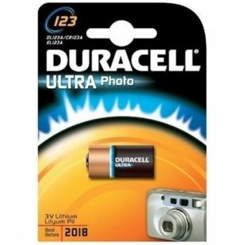 DURACELL Ultra CR123A 3V Fotobatteri Li-Ion (5000394123106-)