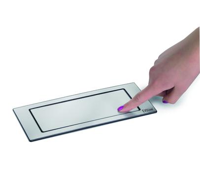 EVOline BackFlip 2xStikk 1xUSB-lader Rustfritt stål (1504320)