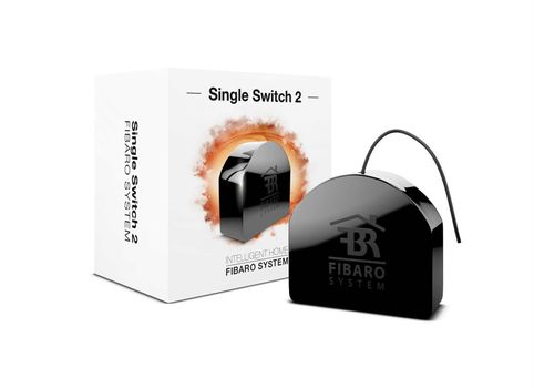 FIBARO Single Switch 2 Enkelt relé 1 x 8A - 1840W Z-Wave+ (4512444)