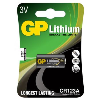 GP Lithium CR123A 3V Z-Wave/ Foto (GP-3702)
