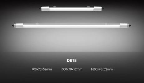 BA Garasjearmatur 50W LED 4000K (BA343-DB18-1600-50W)