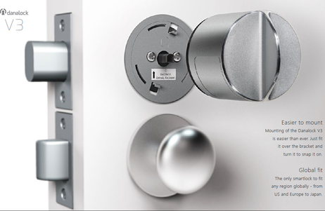 Danalock Smartlås V3 BTZE Scandi Z-Wave Bluetooth (4512405)