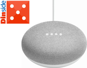Google Home Mini smarthøyttaler - Kritt (EU versjon) (HOME-MINI-CHALK)