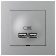 ELKO Plus USB lader 2,1A I ALU