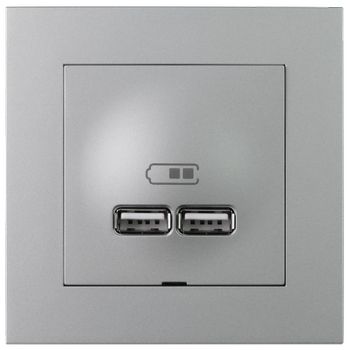 ELKO Plus USB lader 2,1A I ALU (6630078)
