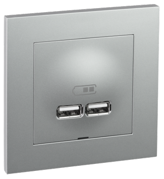 ELKO Plus USB lader 2,1A I ALU (6630078)