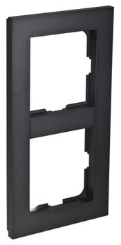 ELKO Plus Kombinasjonsramme 2-hull sort