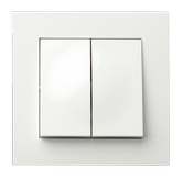 ELKO Plus bryter innfelt 6-6 dobbel vekselvender PH (1410706)