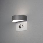 KONSTSMIDE Monza vegglampe m/ husnummer 2x4,5W LED (7855-370)