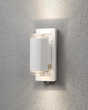 Konstsmide Potenza vegglampe GU10 opp/ned hvit (7987-250)
