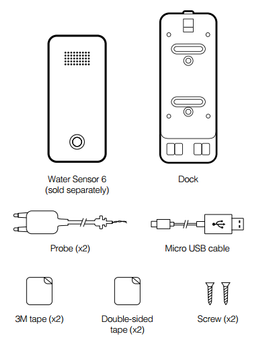 Aeotec Dock til Water Sensor 6 (ZW160)