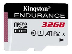 Kingston High Endurance 32GB microSD UHS-I U1 Speed Class 10 A1