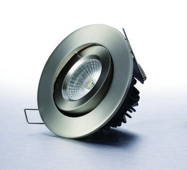 BA Exclusive 8W LED downlight børstet stål (BA1-F6084)