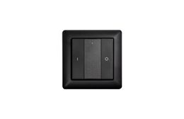 Heatit Z-Push Button 2 Black Batteridrevet veggbryter