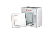Heatit Z-Push Button 4 white Batteridrevet veggbryter (4512682)